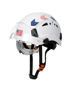 Casco de Seguridad Aolamegs con Doble Visor y Ventilación