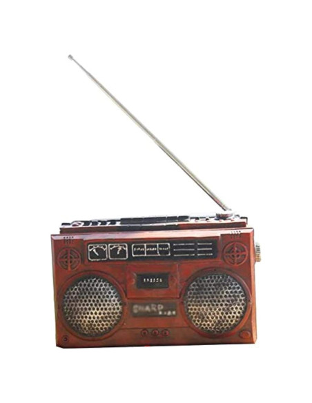 Adorno de Radio Vintage koTTIYA 18x7x11.2 cm Decoración