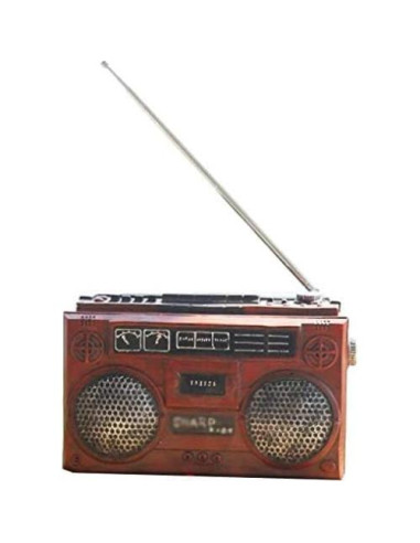 Adorno de Radio Vintage koTTIYA 18x7x11.2 cm Decoración