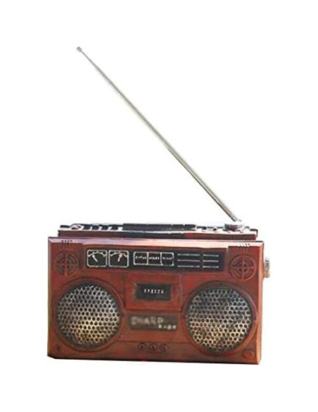Adorno de Radio Vintage koTTIYA 18x7x11.2 cm Decoración