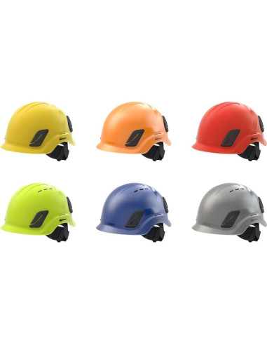 Casco de Seguridad Bullard CEN10 Ventilado Rojo con Correa