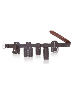 Cinturón de Andamio LAUTUS de Cuero 6 Piezas 5 Sujetadores