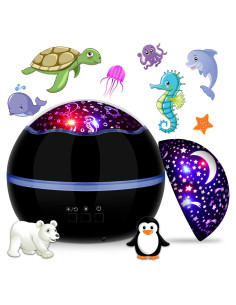 Proyector de Luz Nocturna MIANTANG 2 en 1 Cielo Estrellado