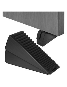 Tope de puerta ajustable ENYZTBI negro, acero inoxidable, 0.22 kg