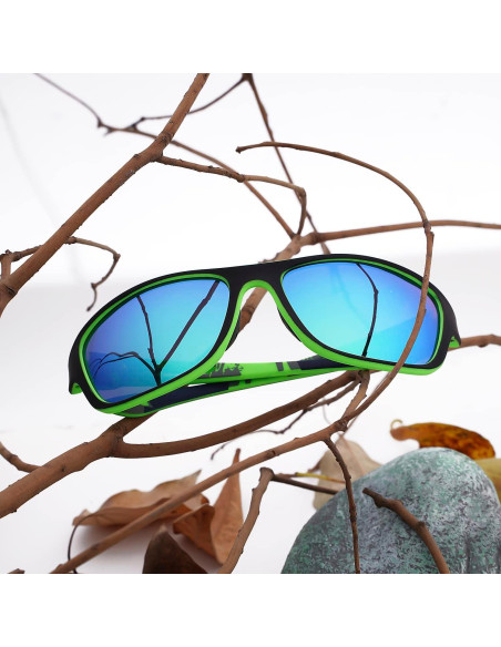 4 Pares de Gafas de Sol Polarizadas Tskestvy UV400 Deportes