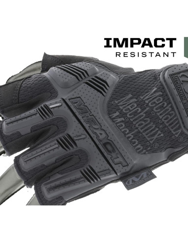 Guantes Tácticos Mechanix Wear M-Pact Sin Dedos Marrón Grande
