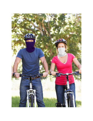 9 Pzs Máscaras de Esquí UV Balaclava para Hombres - Protección