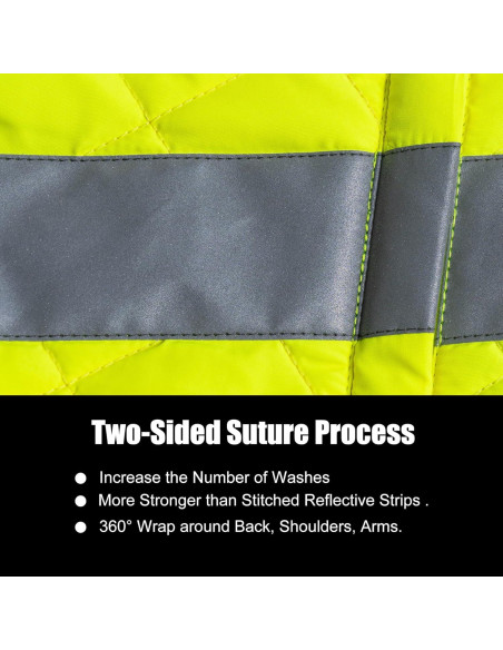 Chaleco de Seguridad PALAMLY Amarillo Reflectante Mediano