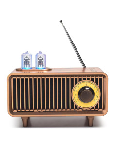 Altavoz Bluetooth Retro COLSUR AS19, Radio Vintage, 9h Batería