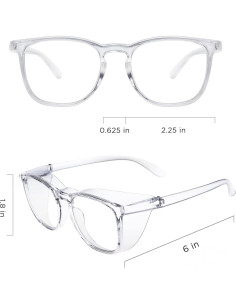 Gafas de seguridad JOO'RTI anti-vaho y luz azul unisex 2