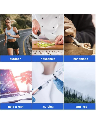 Gafas de seguridad JOO'RTI anti-vaho y luz azul unisex