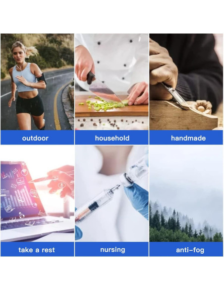 Gafas de seguridad JOO'RTI anti-vaho y luz azul unisex