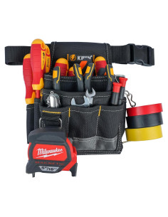 Bolsa de Herramientas KUNN para Electricistas 13 Bolsillos