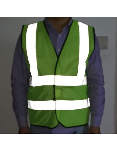 Chalecos de Seguridad ZOJO 12 Paquetes Amarillo Neón