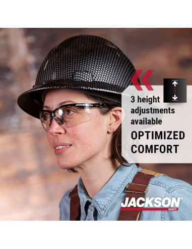 Casco de Fibra de Vidrio Jackson Safety Blockhead - Visera Completa