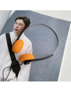 Auriculares Retro Seadiquiet 80s/90s Estéreo Hi-Fi Negro 2