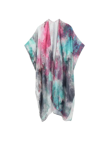 Cárdigan Kimono Mujer Umjetnost Floral 90 cm Suelto