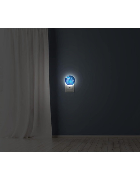 Luz Nocturna LED Axayaz Medusa y Caballito de Mar 12 cm