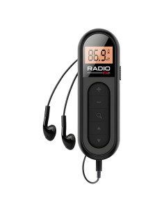 Receptor de Radio FM WEISHUWAN Mini Portátil Estéreo