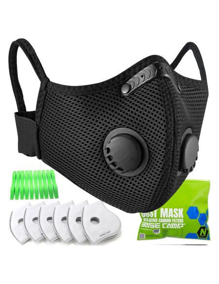 Máscara de Polvo BASE CAMP M Plus Reutilizable con Filtros