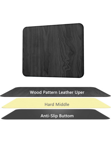 Alfombrilla de Ratón YSAGi Gris Dura Antideslizante 27x24cm