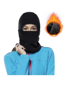 Máscara de Esquí Achiou Unisex con Capucha y Calentador de Cuello