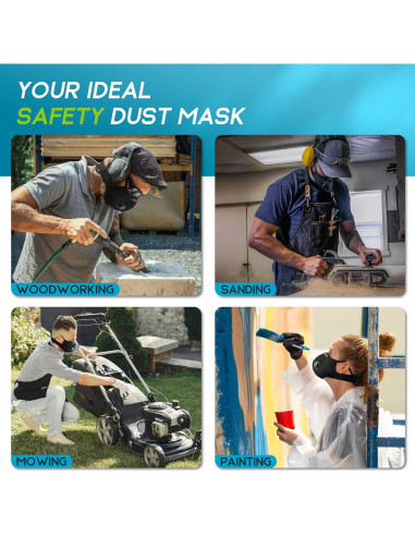 Máscara de Polvo BASE CAMP M Plus Reutilizable con Filtros