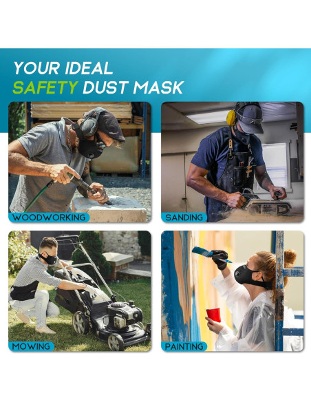 Máscara de Polvo BASE CAMP M Plus Reutilizable con Filtros