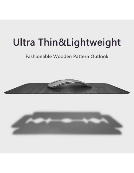 Alfombrilla de Ratón YSAGi Gris Dura Antideslizante 27x24cm