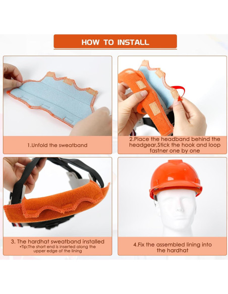 Banda para Sudor de Casco Aolamegs Algodón Ignífugo 2 Piezas