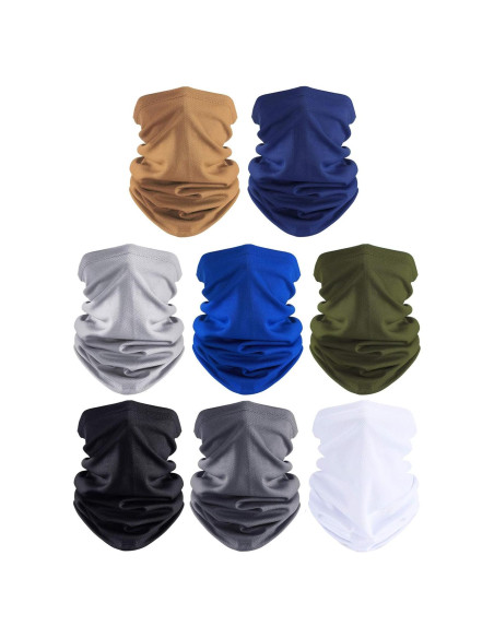 Gaiter de Cuello SATINIOR 8 Piezas UV Refrigerante 25x42cm