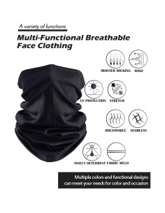 Gaiter de Cuello SATINIOR 8 Piezas UV Refrigerante 25x42cm 2