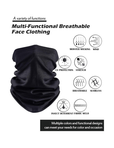 Gaiter de Cuello SATINIOR 8 Piezas UV Refrigerante 25x42cm