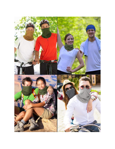 Gaiter de Cuello SATINIOR 8 Piezas UV Refrigerante 25x42cm