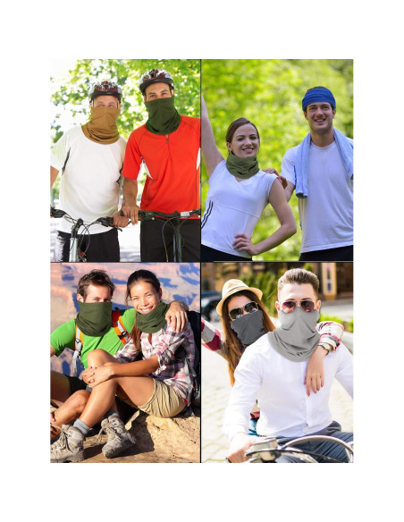 Gaiter de Cuello SATINIOR 8 Piezas UV Refrigerante 25x42cm