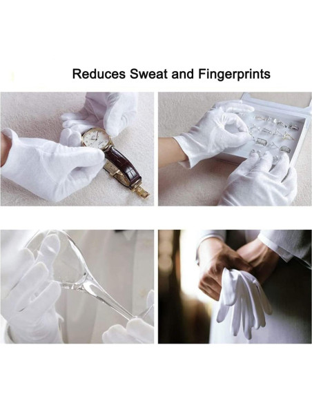 12 Pares de Guantes de Algodón COOHORN para Eczema y SPA