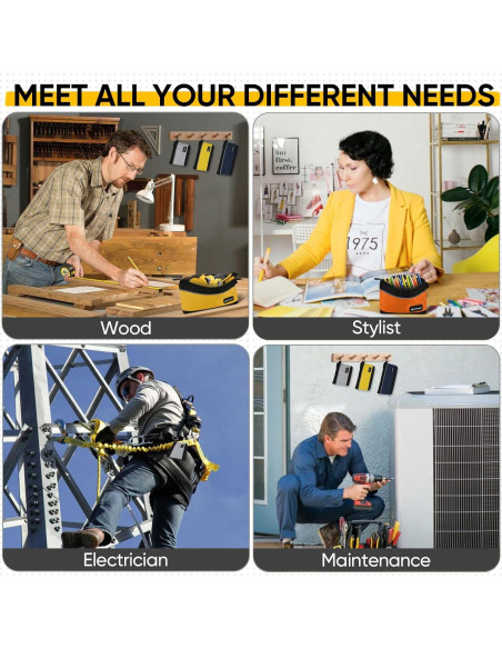 Bolsas de Herramientas TICONN 3 Paquete Mediano Impermeables