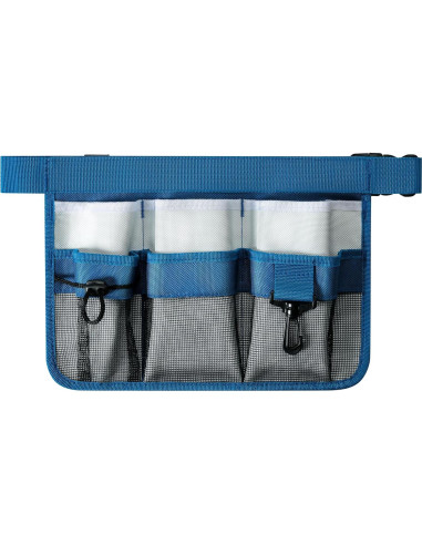 Delantal de Jardín WINHUNT Azul con 8 Bolsillos Ajustables