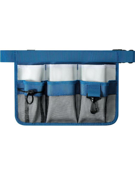 Delantal de Jardín WINHUNT Azul con 8 Bolsillos Ajustables