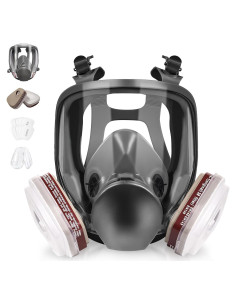 Máscara de respirador 6800 - Silicona, filtro 6001CN