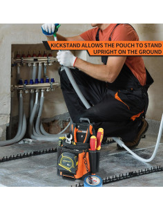 Estuche para Herramientas MELOTOUGH 9 Bolsillos Naranja 2