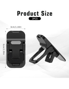 Soporte Plegable para Laptop EupHHonycs - 2 Pcs, Ajustable 2