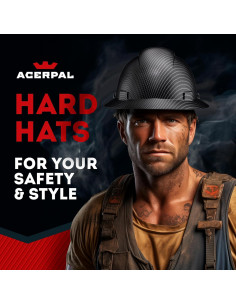 Casco AcerPal Ala Completa HDPE 0.45kg Ajustable 2