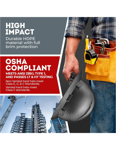 Casco AcerPal Ala Completa HDPE 0.45kg Ajustable