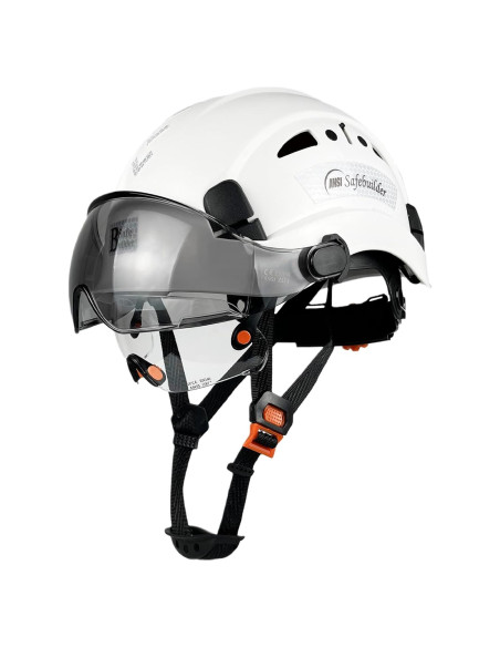 Casco de Seguridad SAFEBUILDER CR08 con 2 Visores Ajustables Casco de Seguridad SAFEBUILDER CR08 con 2 Visores Ajustables