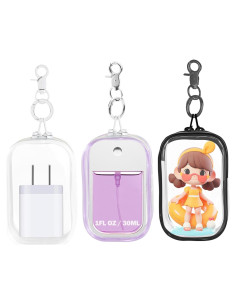 Estuche Transparente Nuo Sheng para Desinfectante 30ml - 3 Piezas