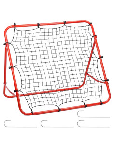 Rebounder de Fútbol Swpeet Plegable 100x100 cm Rojo