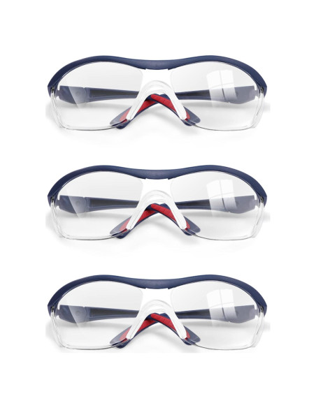 Gafas de Seguridad WORKPRO Z87.1 Anti Niebla 3 Piezas