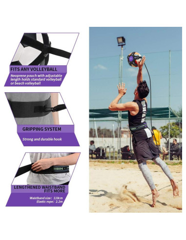 Entrenador de Fútbol Kabibin con Cinturón Bungee Ajustable