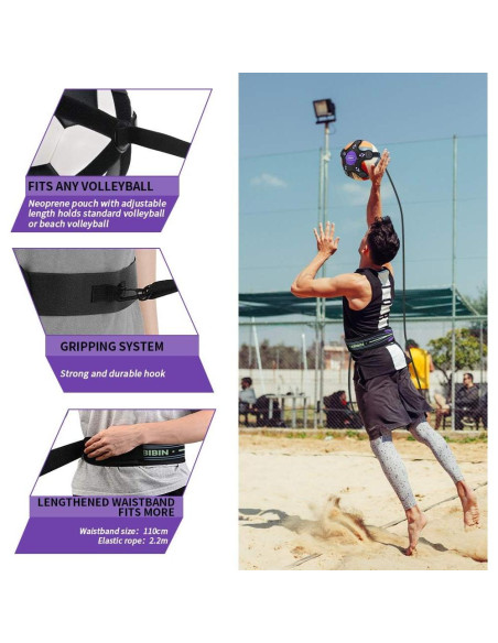 Entrenador de Fútbol Kabibin con Cinturón Bungee Ajustable